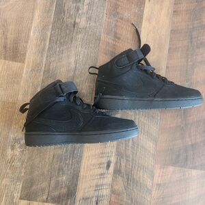 Sleek Black High-Top Sneakers Never Worn